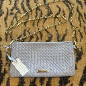 Katie Loxton- grey clutch/crossbody NWT